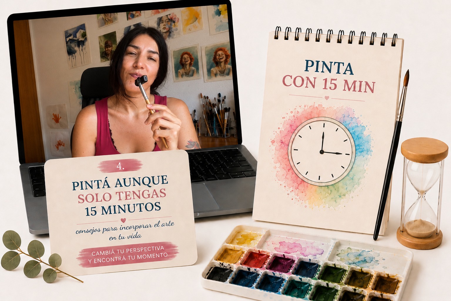 Pintá aunque solo tengás 15 minutos