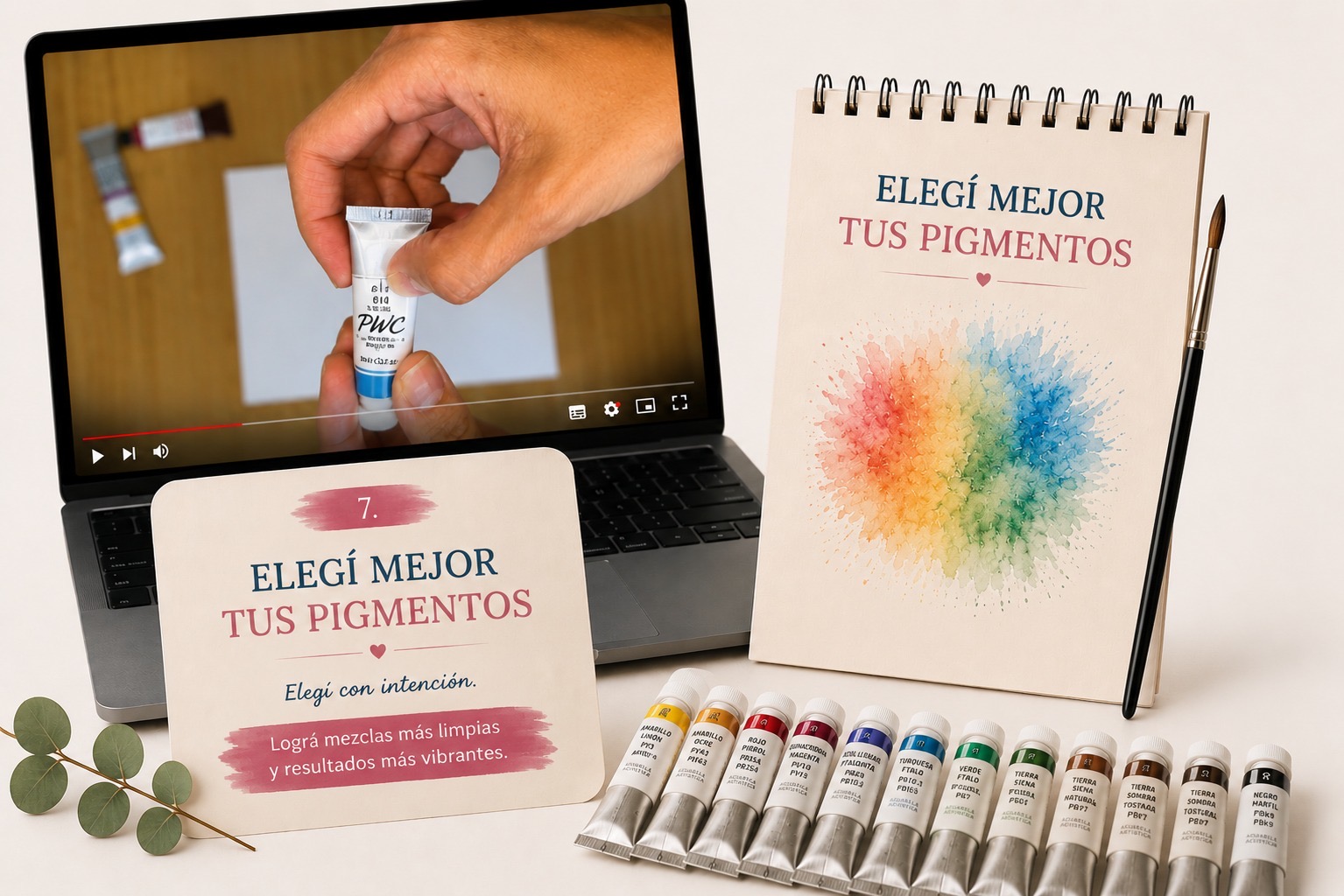 Conseguí mejores resultados aprendiendo a elegir tus pigmentos