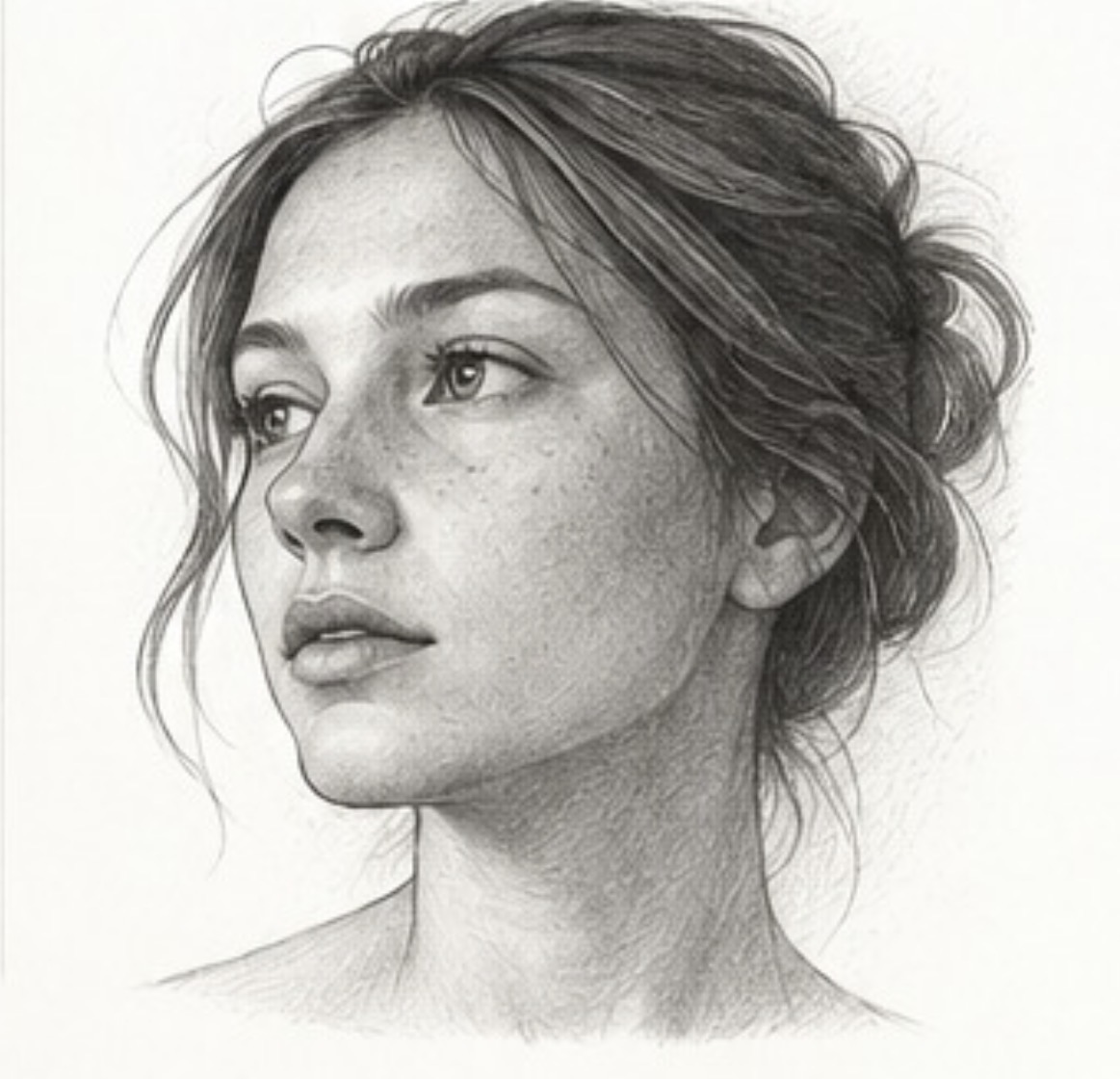 Retrato final con rasgos, cabello y texturas refinados